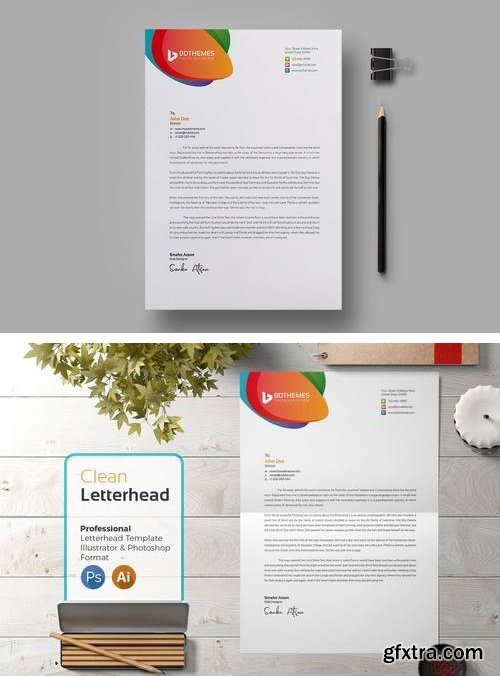 Letterhead Template 01