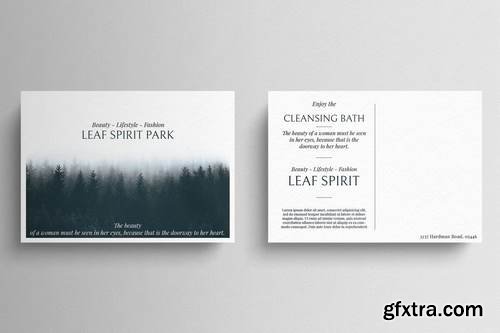 Minimal Postcard Template