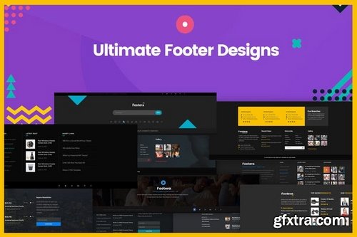 Ultimate Footer Designs For Web Element Template