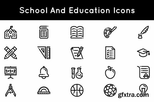 School and Education Icons