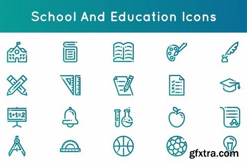 School and Education Icons