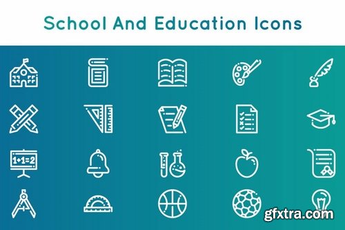 School and Education Icons