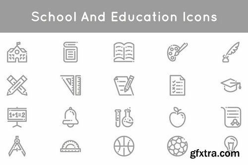 School and Education Icons