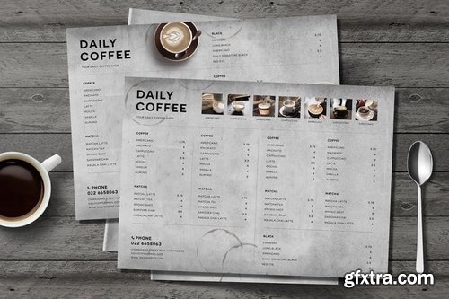 Simple Coffee Menu Board