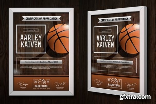 Basketball Certificates