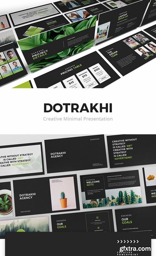 GraphicRiver - Dotrakhi - Creative Minimal Powerpoint Template 21534973