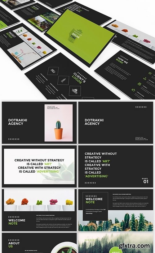 GraphicRiver - Dotrakhi - Creative Minimal Powerpoint Template 21534973