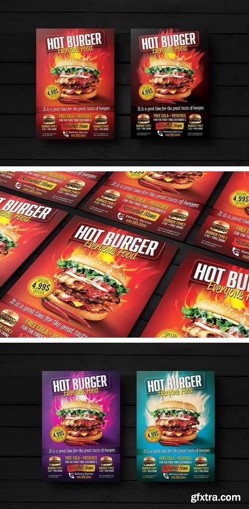 CM - Hot Burger Flyer 2031298