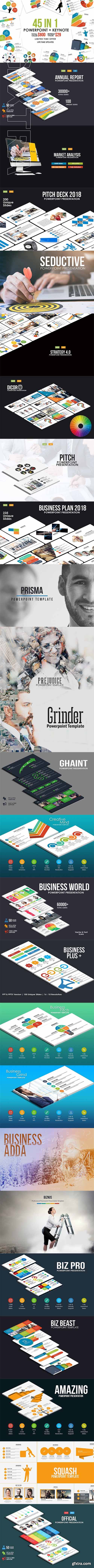 CreativeMarket - 2018 Ultimate Presentations Bundle 2314034