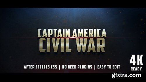 Videohive Civil War Cinematic Trailer 12430722