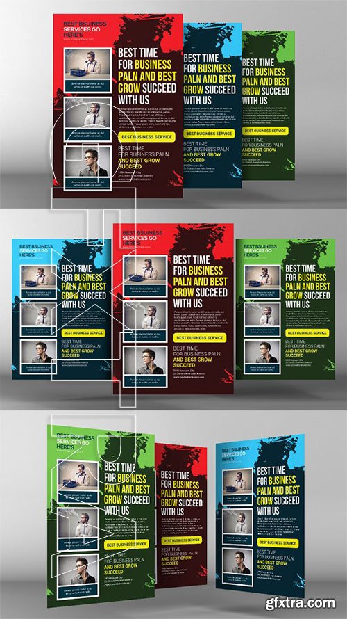 CreativeMarket - Abstract Creative Flyer Template 2290244