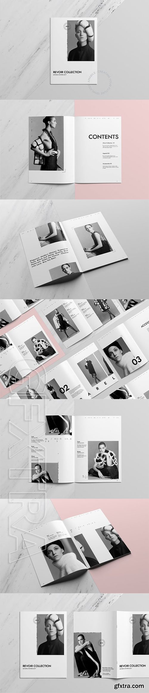 CreativeMarket - Revoir Lookbook Template 2290177