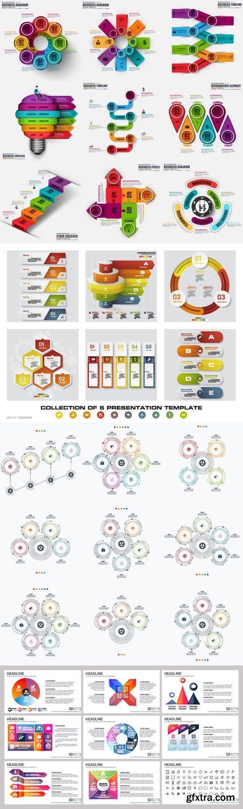 Vectors - Option Infographics Elements 93