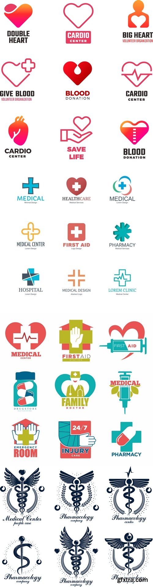 Vectors - Medical Shiny Logotypes 19