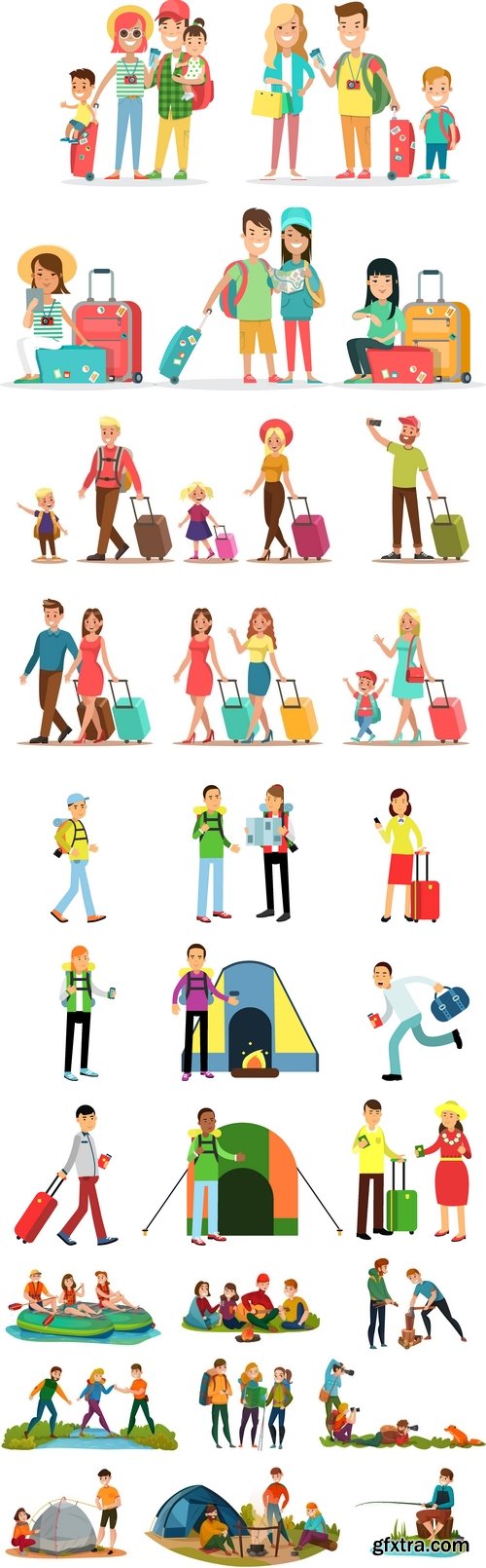 Vectors - Travelers Set 18