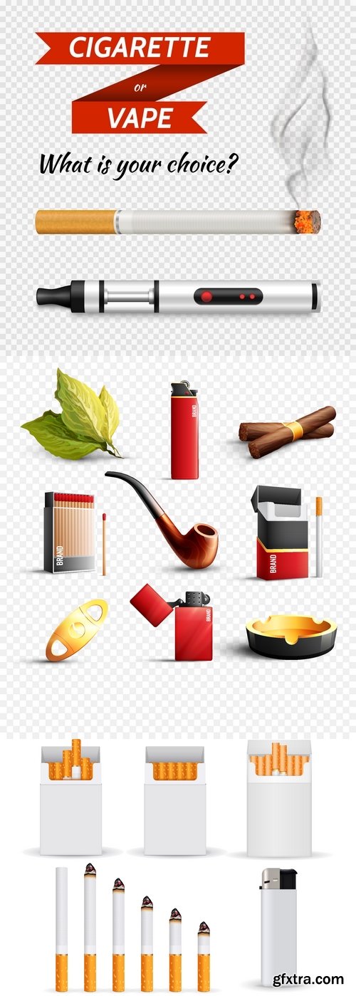 Vectors - Tobacco Products Set