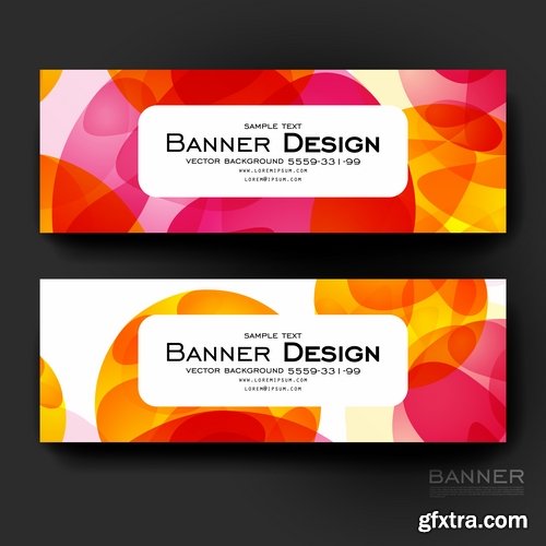 Vector image flyer banner brochure business card 23-25 Eps