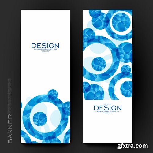 Vector image flyer banner brochure business card 23-25 Eps