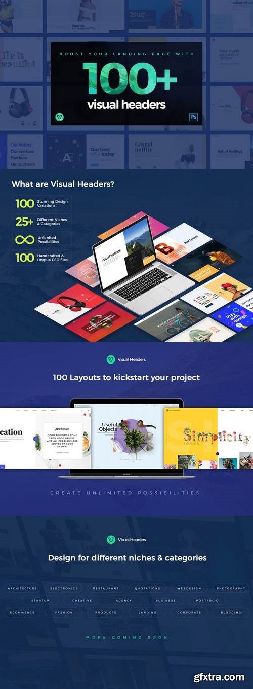 100 Visual Website Headers