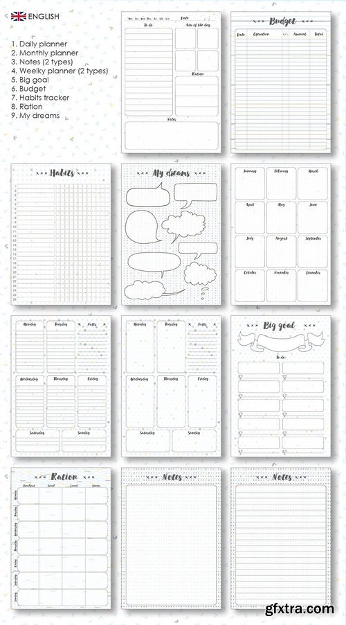 CM - Planner kit vol.2 - 4 languages!1520704