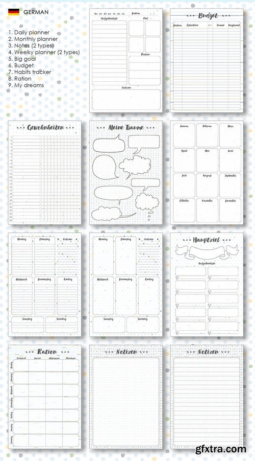 CM - Planner kit vol.2 - 4 languages!1520704