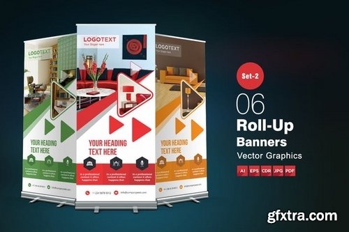 90 Roll up Standees Mega Bundle