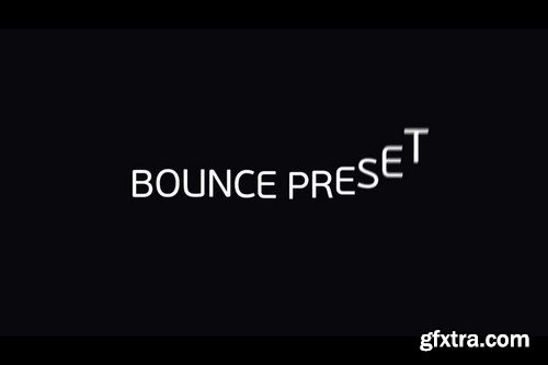 30 Bounce Text Presets After Effects Templates 28250