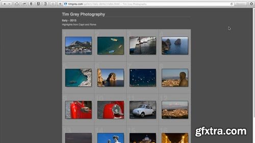 Lightroom 5: 6 Creating Web Galleries