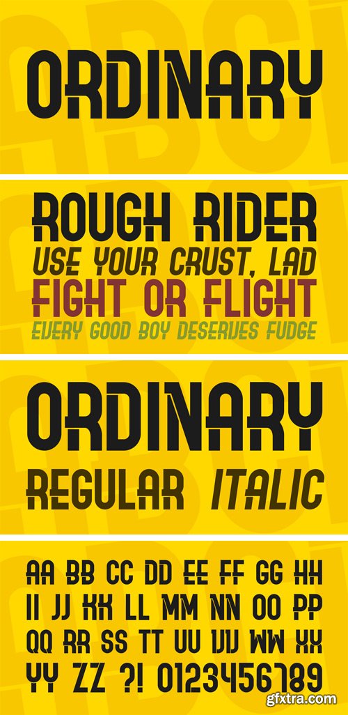 Ordinary Font Family