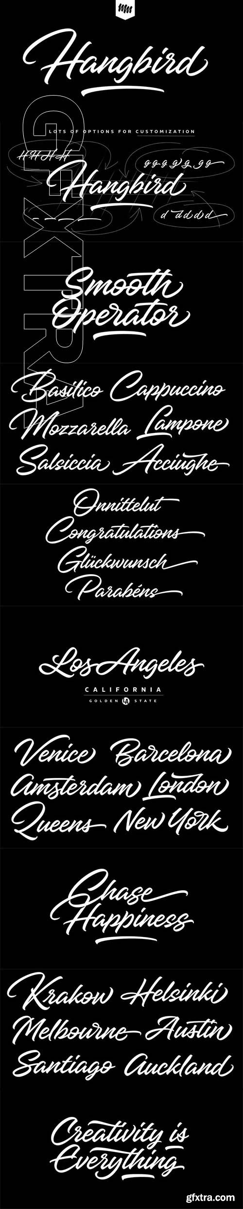 Hangbird font family