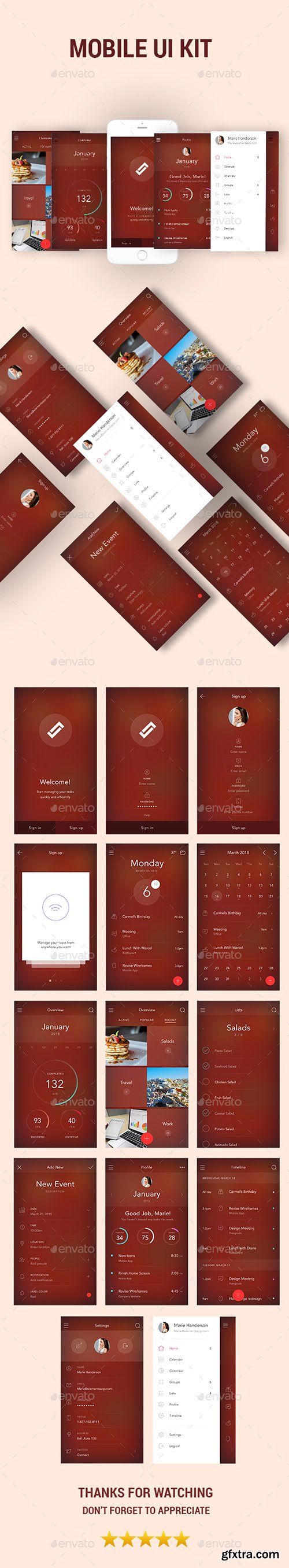 Mobile UI KIT 21547068