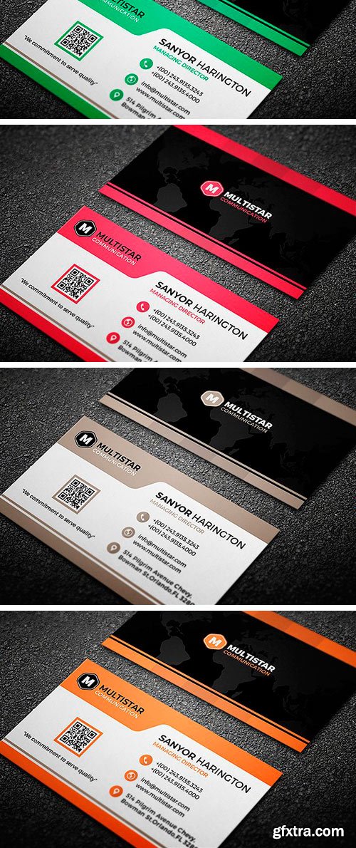 CM - Corporate Brown Black Business Card 2272125