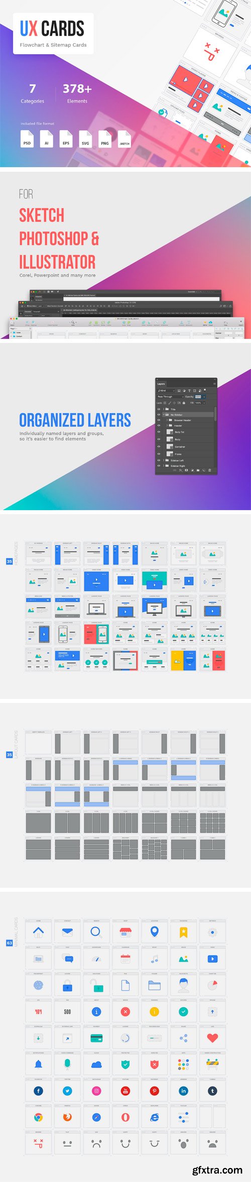 CM - UX Cards - Flowchart & Sitemap Cards 1647099