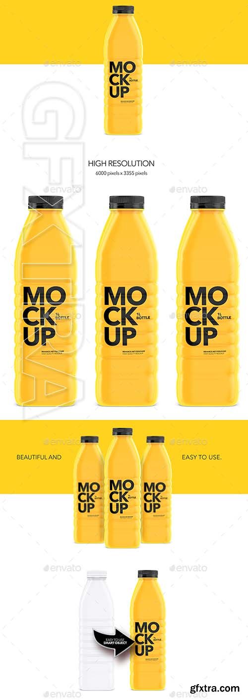 GraphicRiver - Glossy Bottle Mockup 21534288