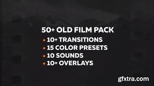 50+ Old Film Pack: Transitions, Color Presets - Premiere Pro Templates 67916