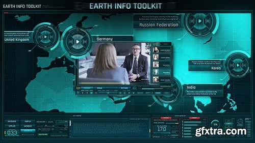 Videohive Earth Info Toolkit 21032136