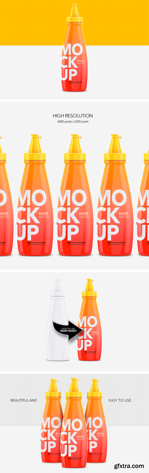 CM - Sauce Bottle Mockup - Glossy 2317983