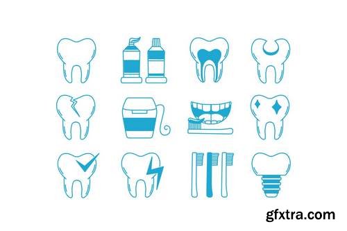 Oral Hygiene Icons