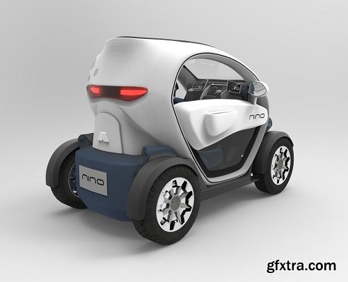 E-Car Nino 3d Model