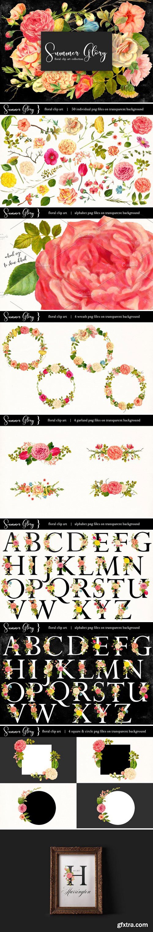 CM - Floral Clip Art - Summer Glory 1620424