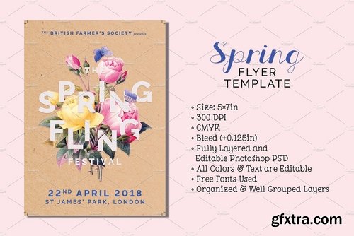 CM - Spring Festival Flyer Template 2318398