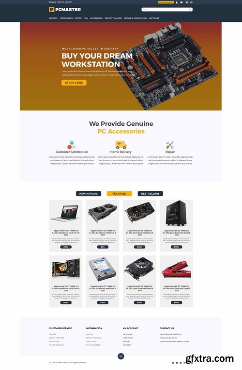 CM - PCMR - Computer Shop PSD Template 2324017