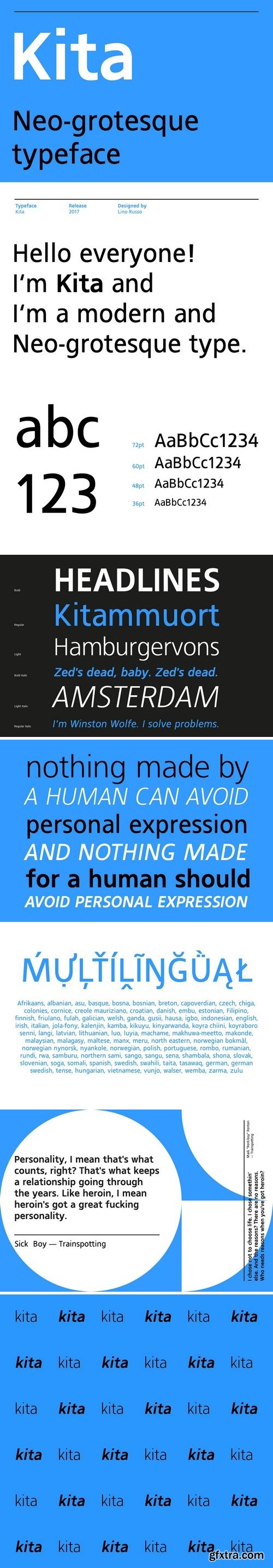 CM - Kita - Neo-grotesque typeface 1522159