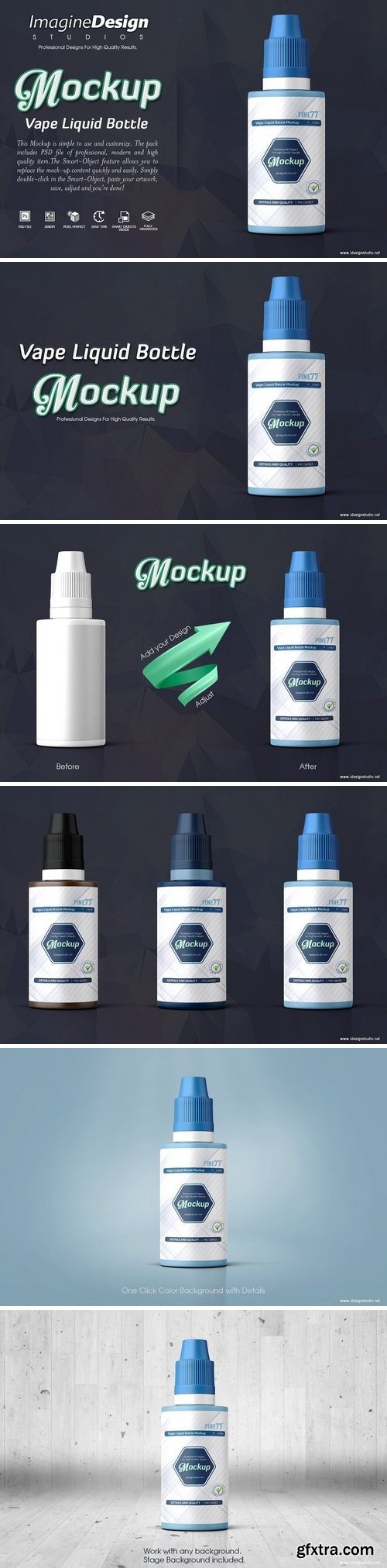 CM - Vape Liquid Bottle Mockup 1521582