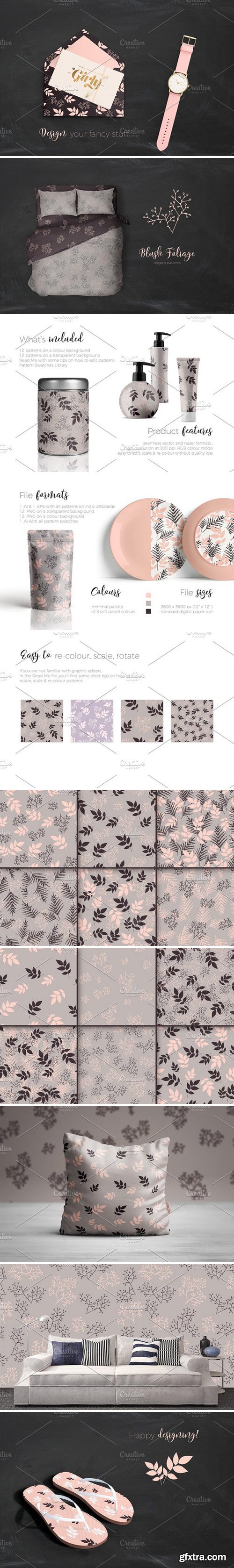 CM - Blush Foliage, elegant patterns 2323173