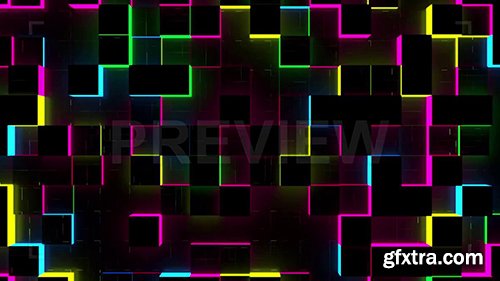 Glow Cubes Background 69508