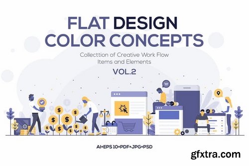 Modern Flat design people and Business concepts 2