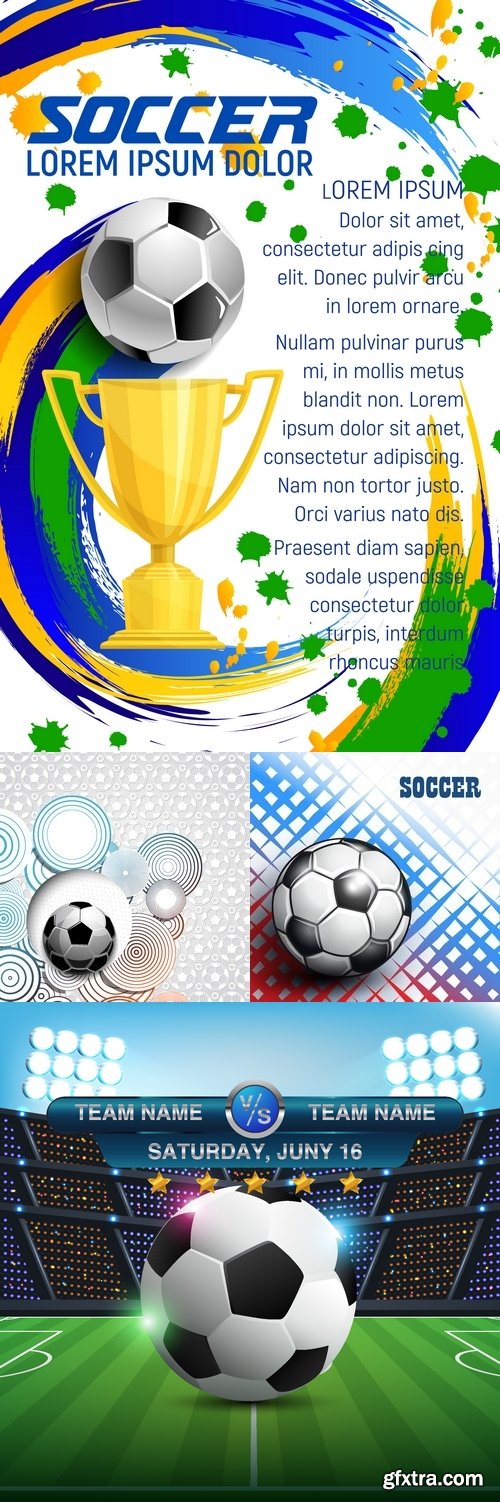 Vectors - Creative Football Backgrounds 35