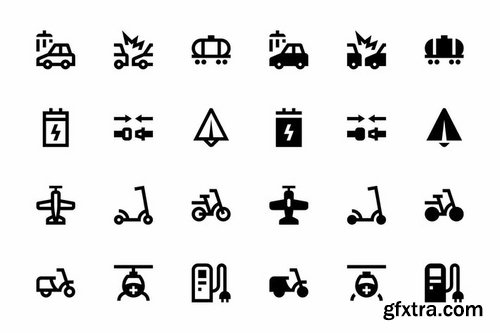 34 Transport icons