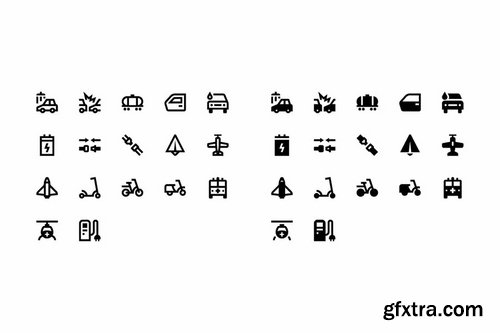 34 Transport icons